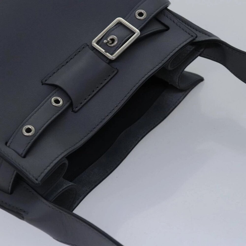 CELINE Big bag Shoulder Bag Leather Gray Auth - Picture 6 of 16